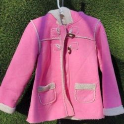 Girls Pink Jacket Kids Size 4 