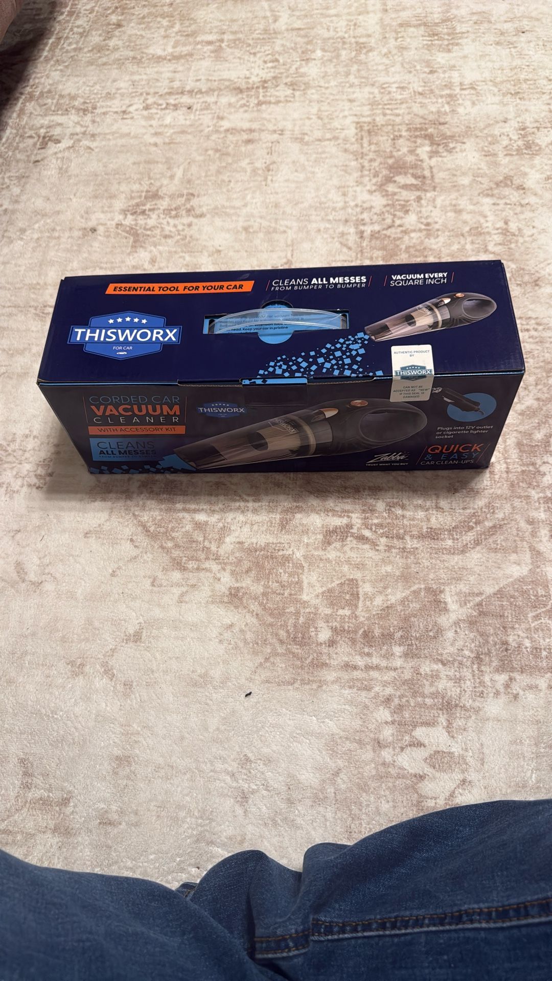 Corded Car Vacuum Thisworx
