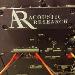 Acoustic Research S12 HO Powered Subwoofer 