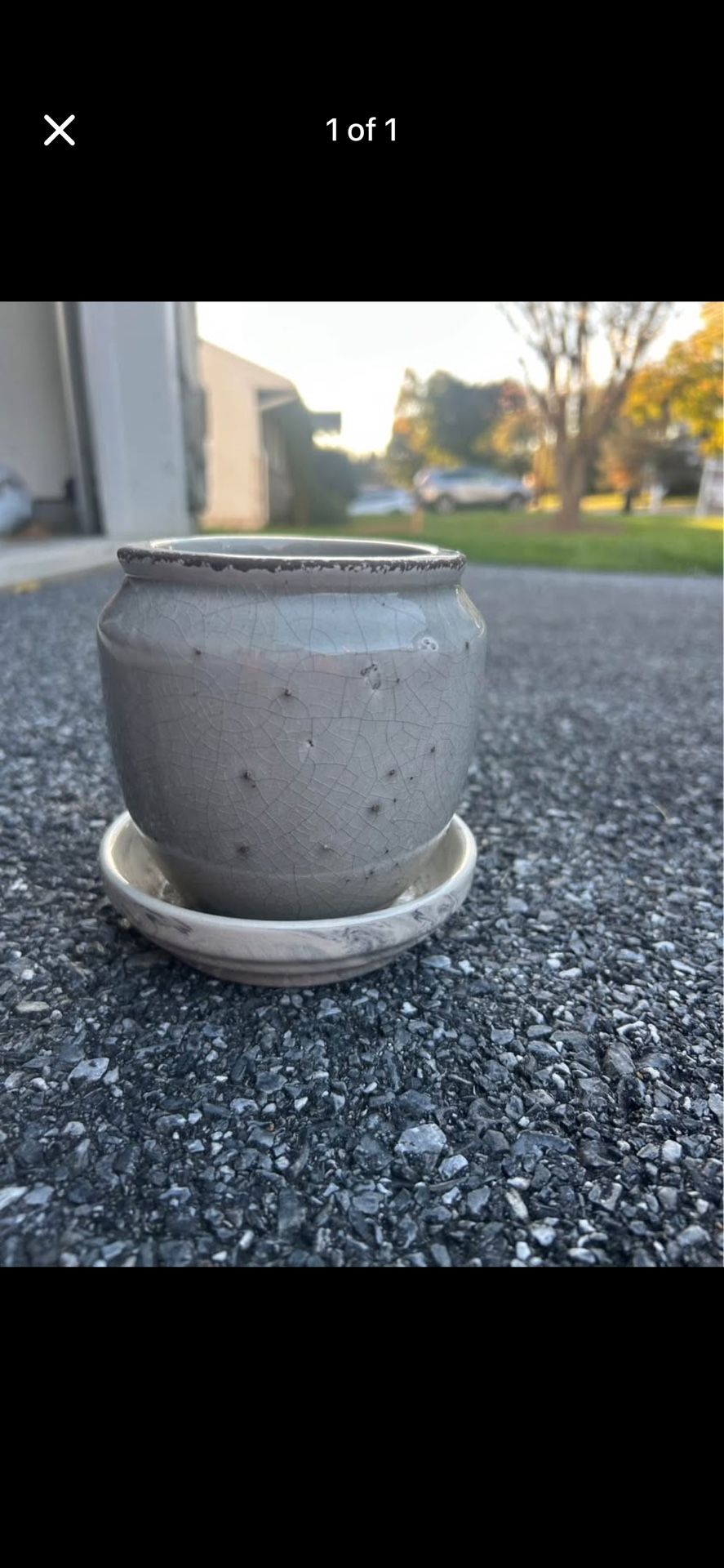 Ceramic Plant Pot 4 Inch Diameter 