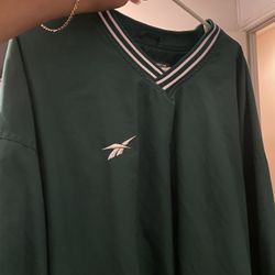 Vintage Reebok Windbreaker - XXL Green