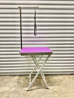 Folding Pet Dog Grooming Table with Arm