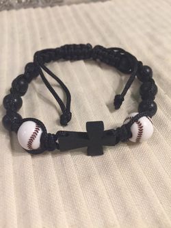 Baseball Sport Rosary Bracelet (7)
