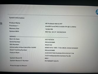 Motherboard with a i5 6500