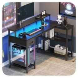 LED gaming desk