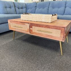 Mango wood coffee table