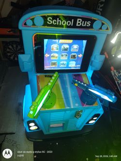 School Bus Kids Arcade Shooting Game Machine