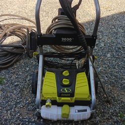 Used Sunjoe Pressure Washer With 2 Hose 
