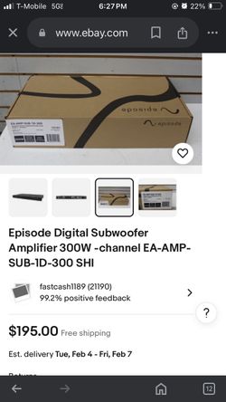 Digital Subwoofer Amp