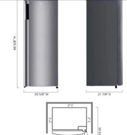 New LG 6.0 Cf Refrigerator