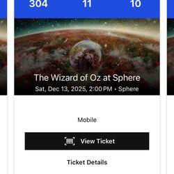 Wizard of Oz at The Sphere