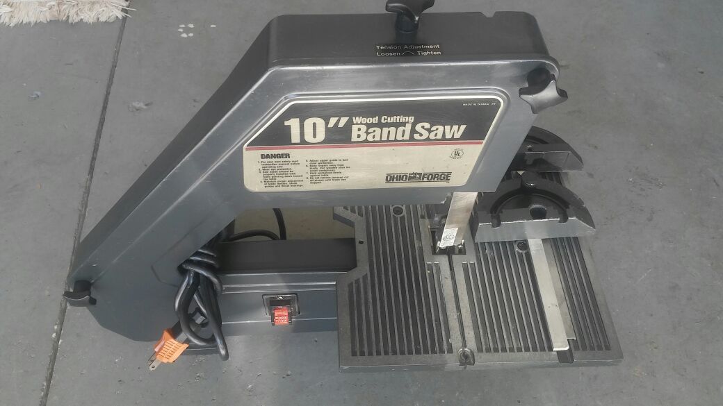 OHIO FORGE 10" BAND SAW.MODEL 593_613.