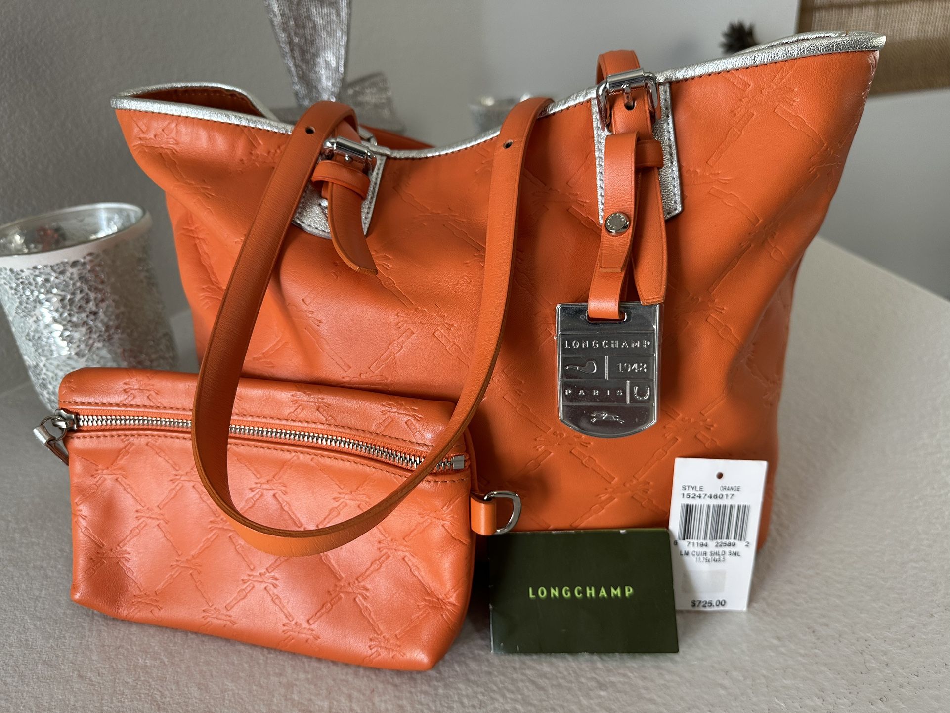 Preloved Longchamp Shoulder Bag W/ Pouch