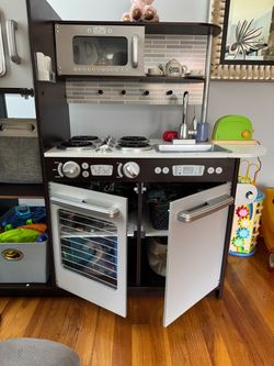 KidKraft Espresso Uptown Play Kitchen