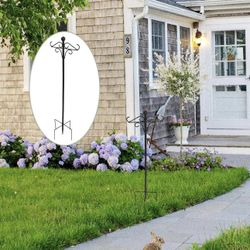 Metal Heavy Duty Outdoor Garden Shepherd Hook Hanging Adjustable Up to 90" Tall New Condition