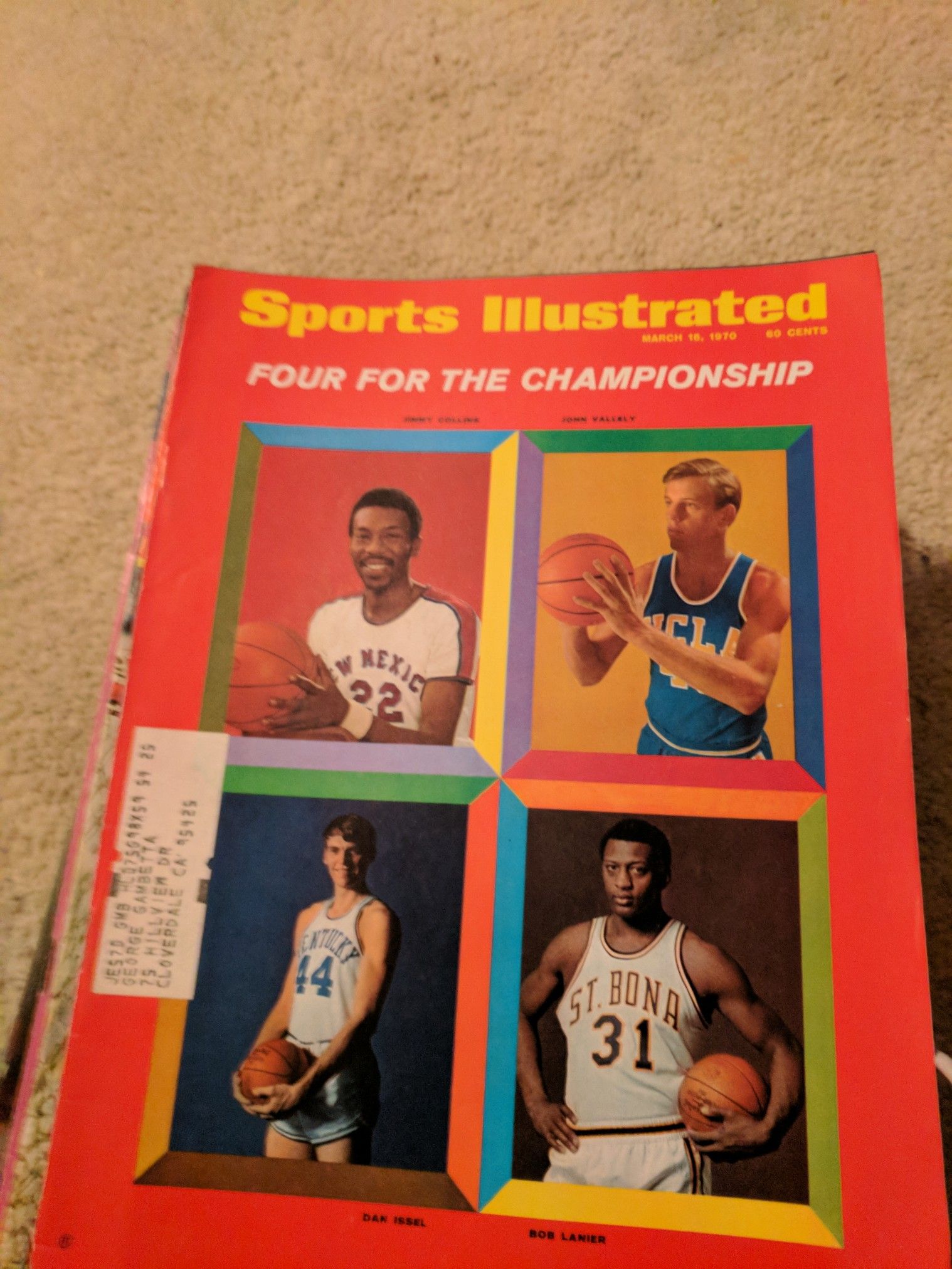 1970 sports illustrated four for the championship