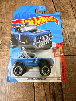 2021 Hot Wheels Custom Ford Bronco Blue – Then and Now 163/250