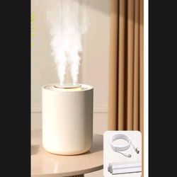 New portable rechargeable 1500ml humidifier for bedrooms & small rooms. Has 3  function. Soothing Mist