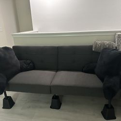 Futon & Aide Chair W Ottoman