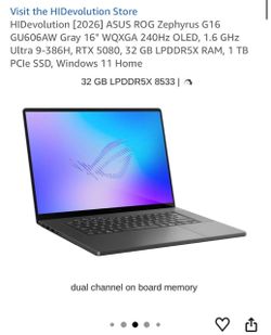 ASUS ROG Zephyrus G16 Gaming Laptop