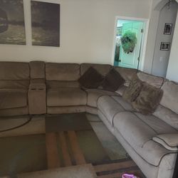 Beautiful Light Brown Couch