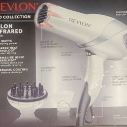 Revlon Pro Collection Salon Infrared Styler Hair Dryer 1875W With Diffuser
