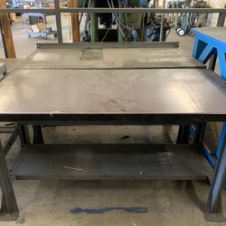 Metal Shop Tables And Shelving
