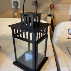 Brand New Ikea BORRBY 17 ¼" Lantern indoor/ outdoor black,