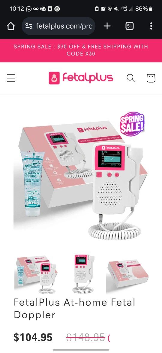 NEW Fetal Doppler
