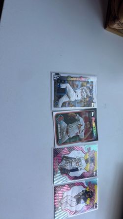 Topps Baseball Cards Lot of 4