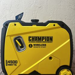 Champion Generator (Gas) 4500w + Remote Control