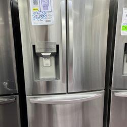 Refrigerator,36’ LG Fridge Extra 10% Off New Open Box 1 Year Warranty 