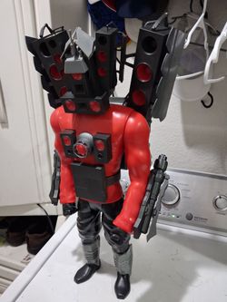 Skibidi Toilet  Titan  Speaker man Mega Figure. Good condition.  Large scale figure 24 inches in height.  Collectible toy.