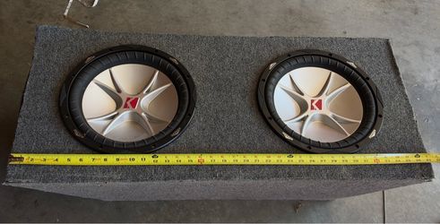 Dual Kicker Subwoofers Bass Speakers