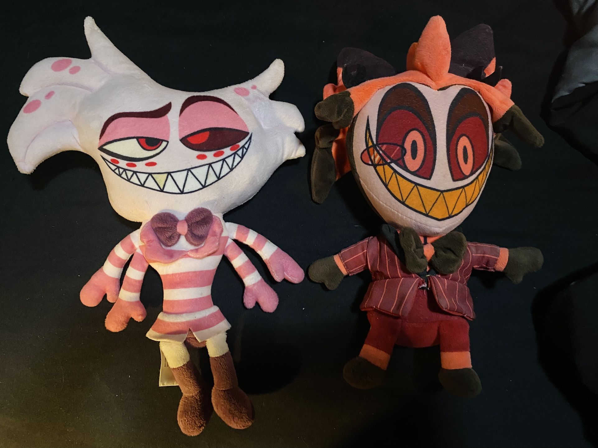 Alastor and Angel Dust Plush Toys