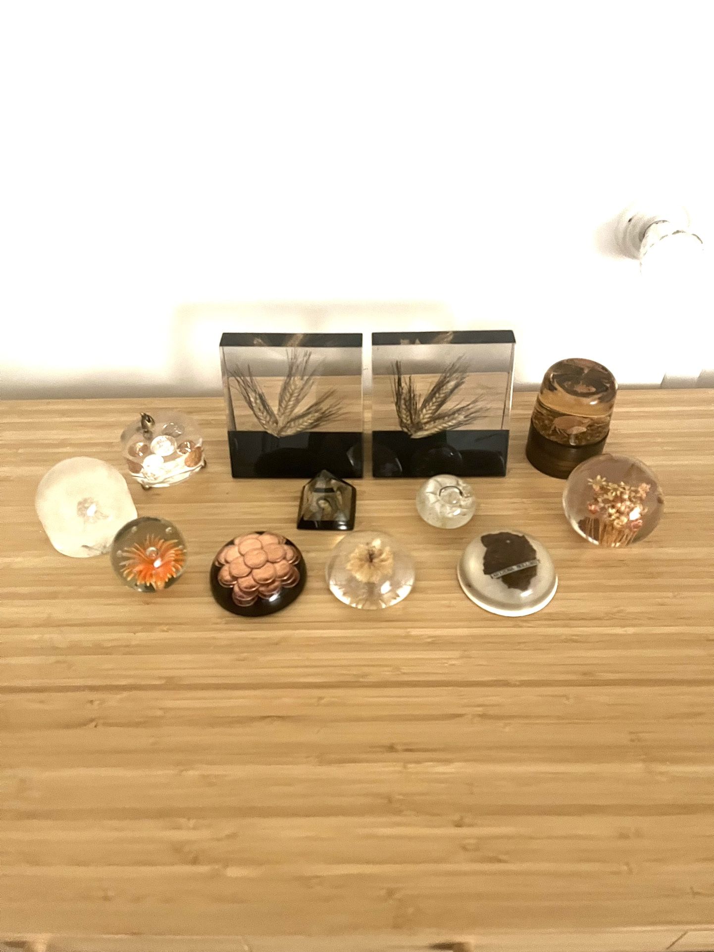 Paperweights And Set Of Book Ends