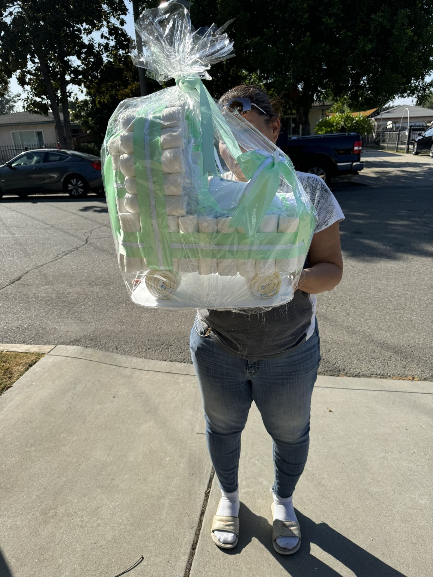 Carriolas Echas De Pampers Para Baby Shower