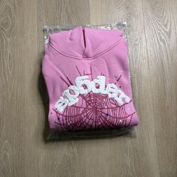 Pink spider hoodie