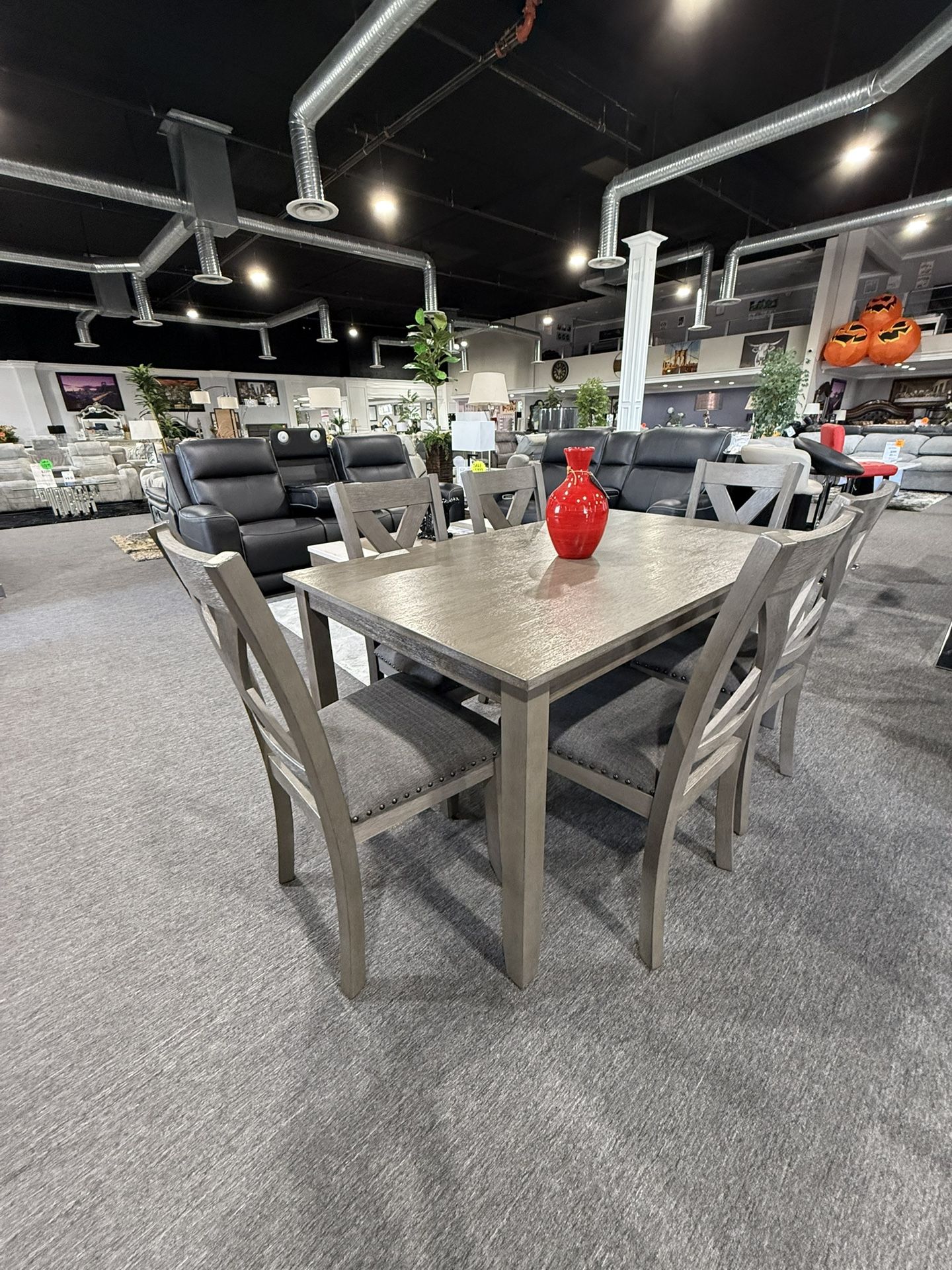 7 Pc Dining Table Clearance