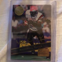 Marshal Faulk Card