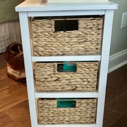 3 Drawer Side Table