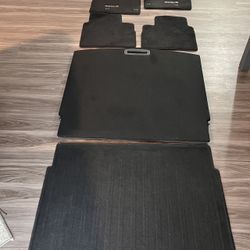 2021 - 2026 Nissan Rogue Floor Mats, carpet tops, compartment covers 