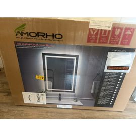 AMORHO LED Lighted Bathroom Mirror – Brand New in Box