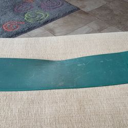 green plastic swing seat