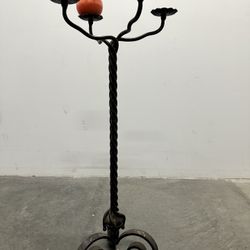 Tall Iron Candle Holder 