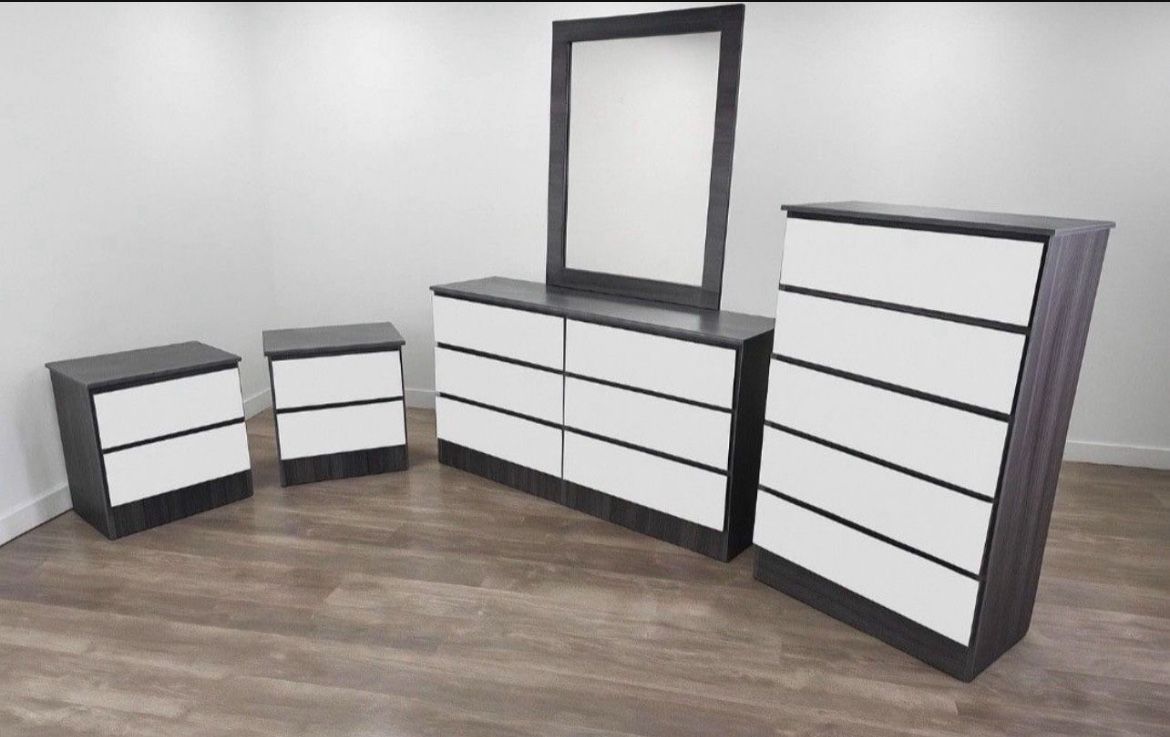 Bedroom Set Black And White