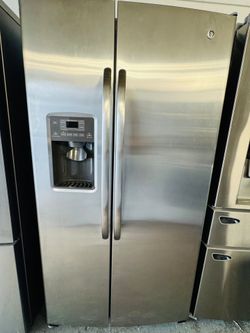 GE Stainless Steel Side-by-Side Refrigerator