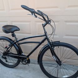29"SCHWINN MIDWAY MENS CRUISER BIKE. (L).1X7 SPEEDS. LIKE  NEW WITH FRESHLY TUNE UP & UPGRADES 👌🏼