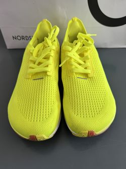 Neon Yellow Flux Running Shoes