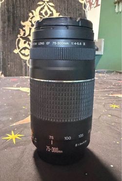 Canon EF 75-300mm f/4-5.6 III Zoom Lens